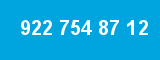 922 754 87 12
